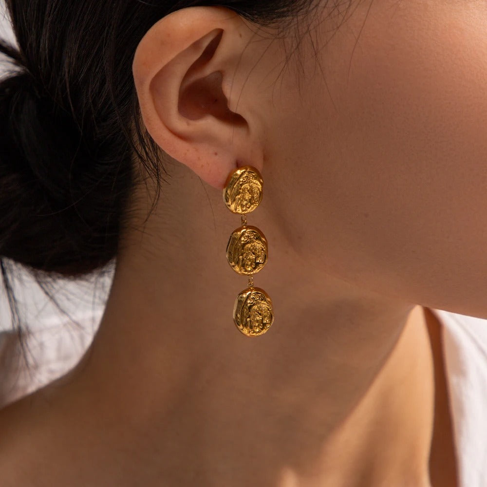 Boucles d'Oreilles Tombantes Agapé