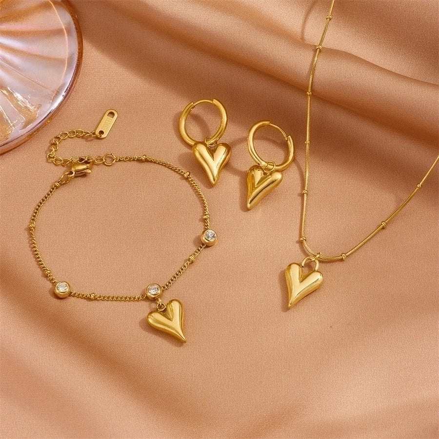 Ensemble Collier, Boucles d'Oreilles, Bracelet Hébé